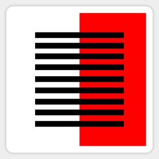 geometric modern art design Sticker